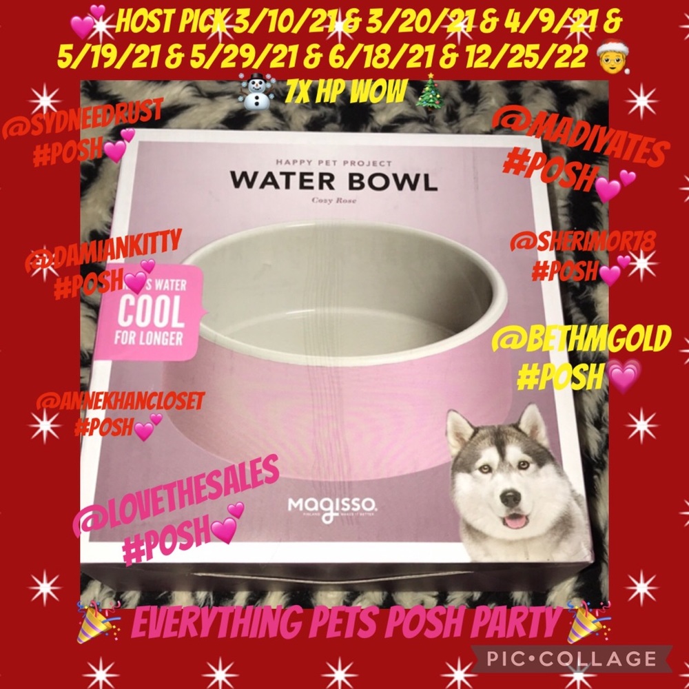 Magisso Pink Cooling Water bowl Large cozy rose New - Picture 5 of 6